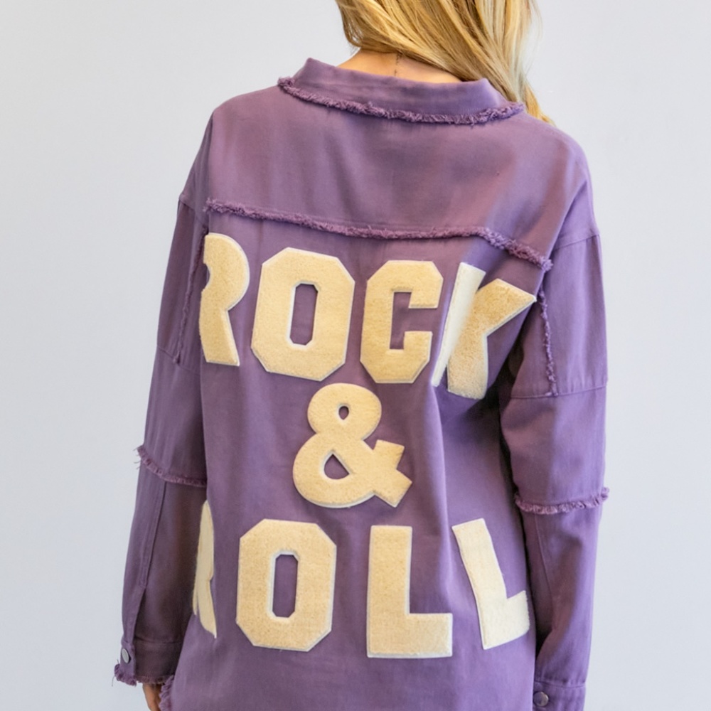 NEW Rock & Roll Jacket in Lavender S M L